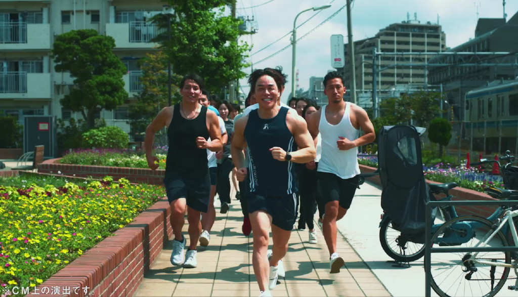 山澤礼明さんのジム「FIT PLACE」CM出演実績